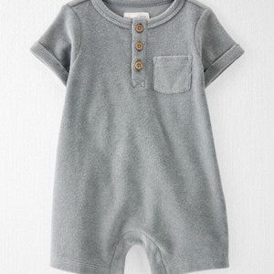 Baby Organic Cotton Terry Romper - Little Planet by Carter's Size 24m